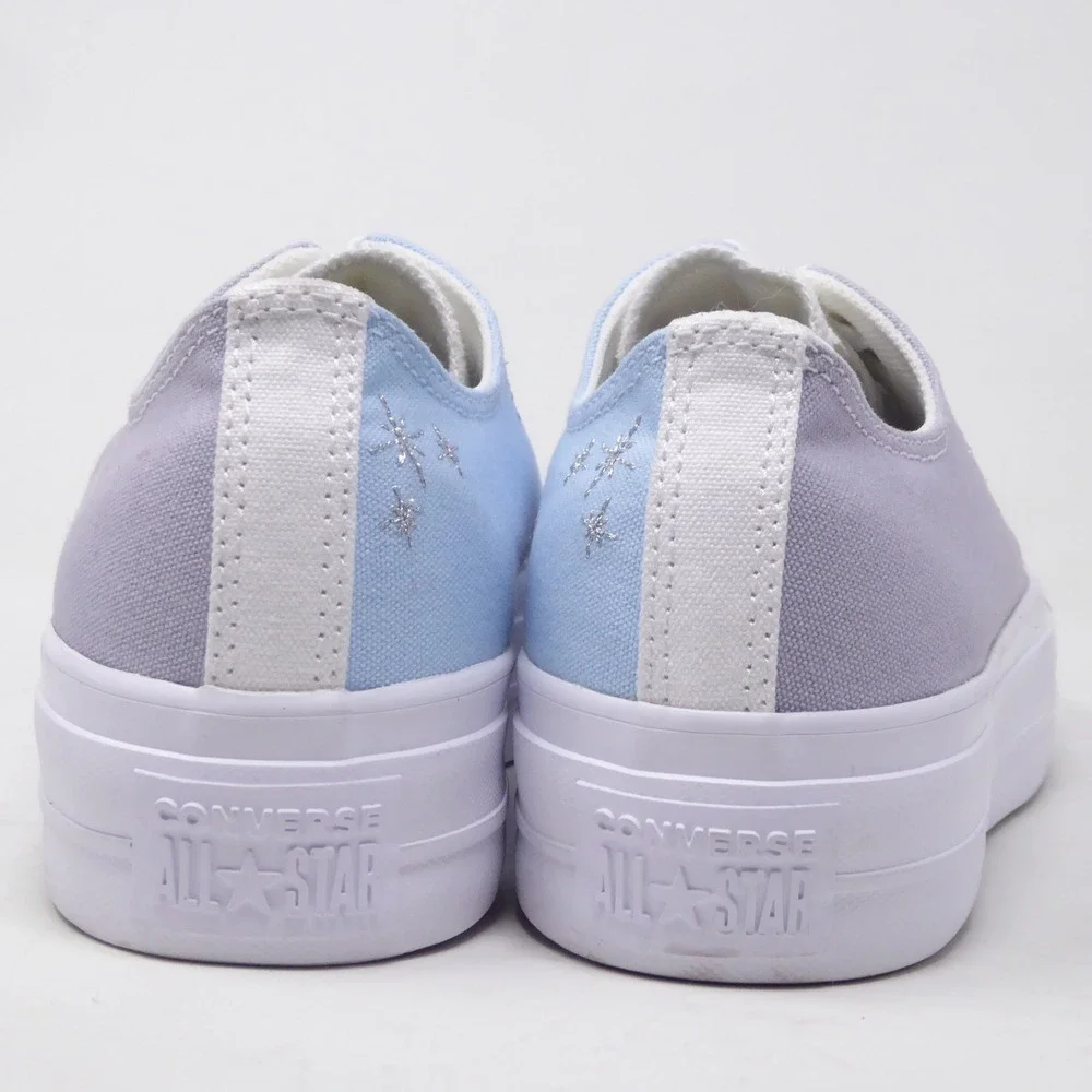 NEW Converse Women Move Platform Purple Blue Chuck Taylor All Star Star 9.5
